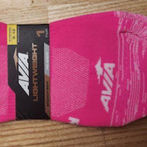 Avia Sport Pink No Show Ankle Socks Size 8-12